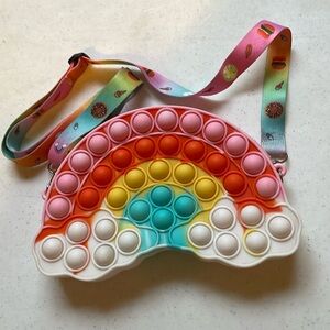 Rainbow Pop It Shoulder Bag